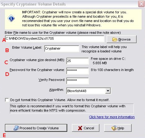 Uitleg Cryptainer LE
