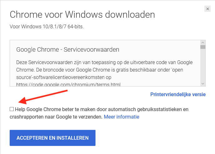 free google chrome setup download