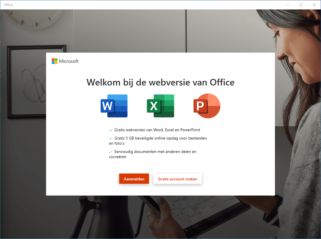 Kruis aan Maken Perth Office app Windows 10 voor gratis Microsoft Office Online |  GratisSoftware.nl