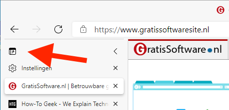 icoonwisselaarverticaalhorizontaaltabbla