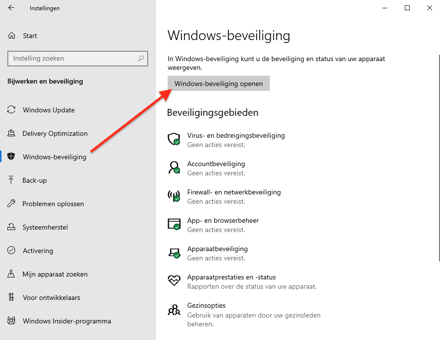 bibliotheek Donau onenigheid Hoe kun je de beveiliging van Windows 10 bekijken? | GratisSoftware.nl